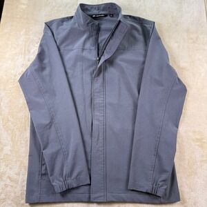 TravisMathew Gray Full Zip Lightweight Golf Jacket‎ Coat Men's Medium